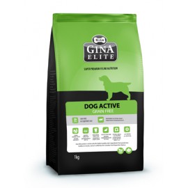 Gina Elite Dog Active Grain Free-Полнорационный беззерновой корм категории холистик для активных собак